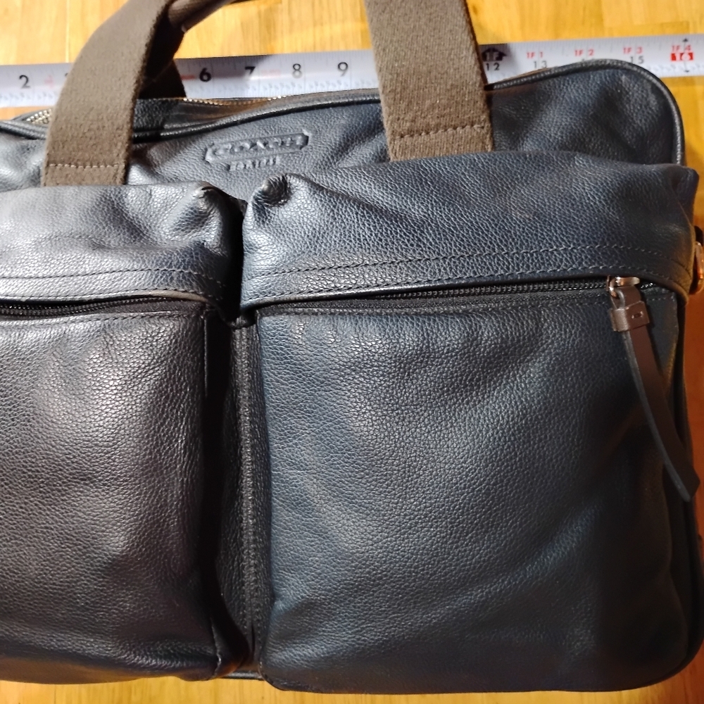 Coach Madison Cafe Leather Carryall Satchel